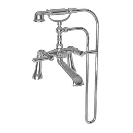 Newport Brass Exposed Tub and Hand Shower Set, 2, Wall, Polished Chrome 1200-4273-26